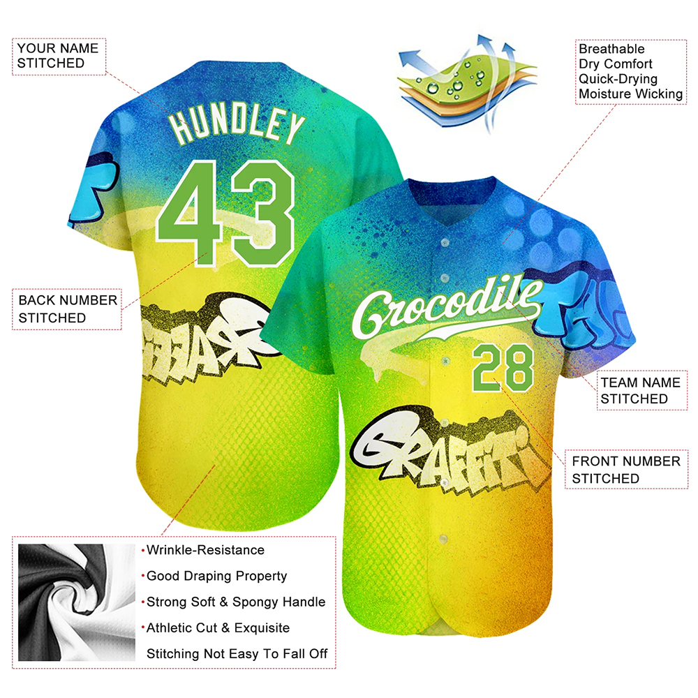 Sublimation Baseball Uniform Jersey Shirts